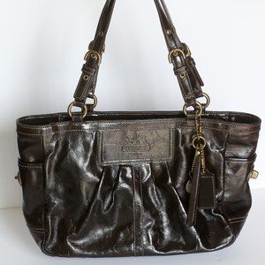 Coach 12730 Mahogany Brown Leather Shoulder Bag
